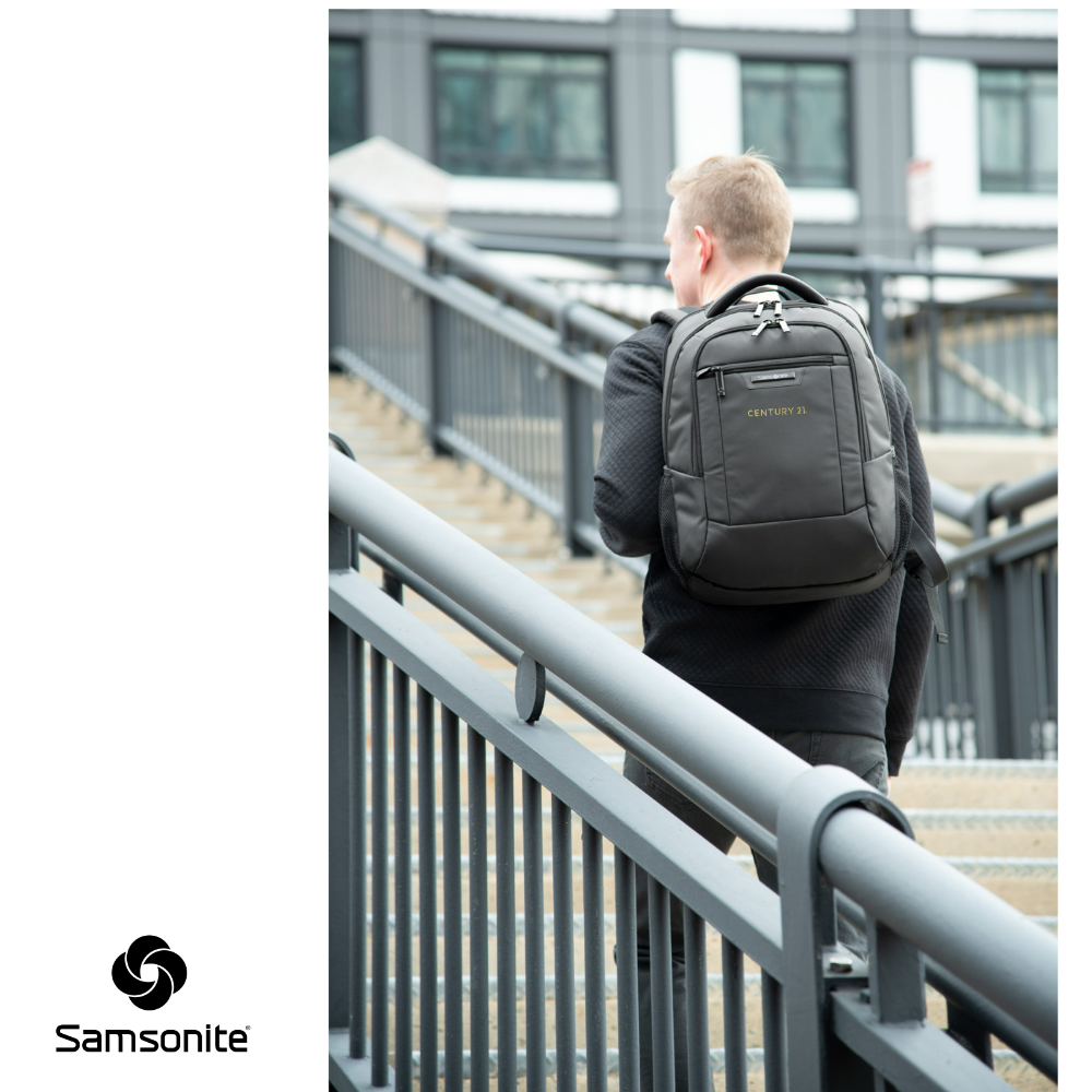 century21 leather backpacks Samsonite Everyday Classic Business Backpack – Century 21 Promo Shop USA