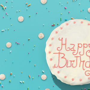 Sprinkle Cake Bites, Large - Your Logo Label
